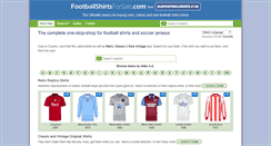 Desktop Screenshot of footballshirtsforsale.com