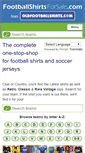 Mobile Screenshot of footballshirtsforsale.com